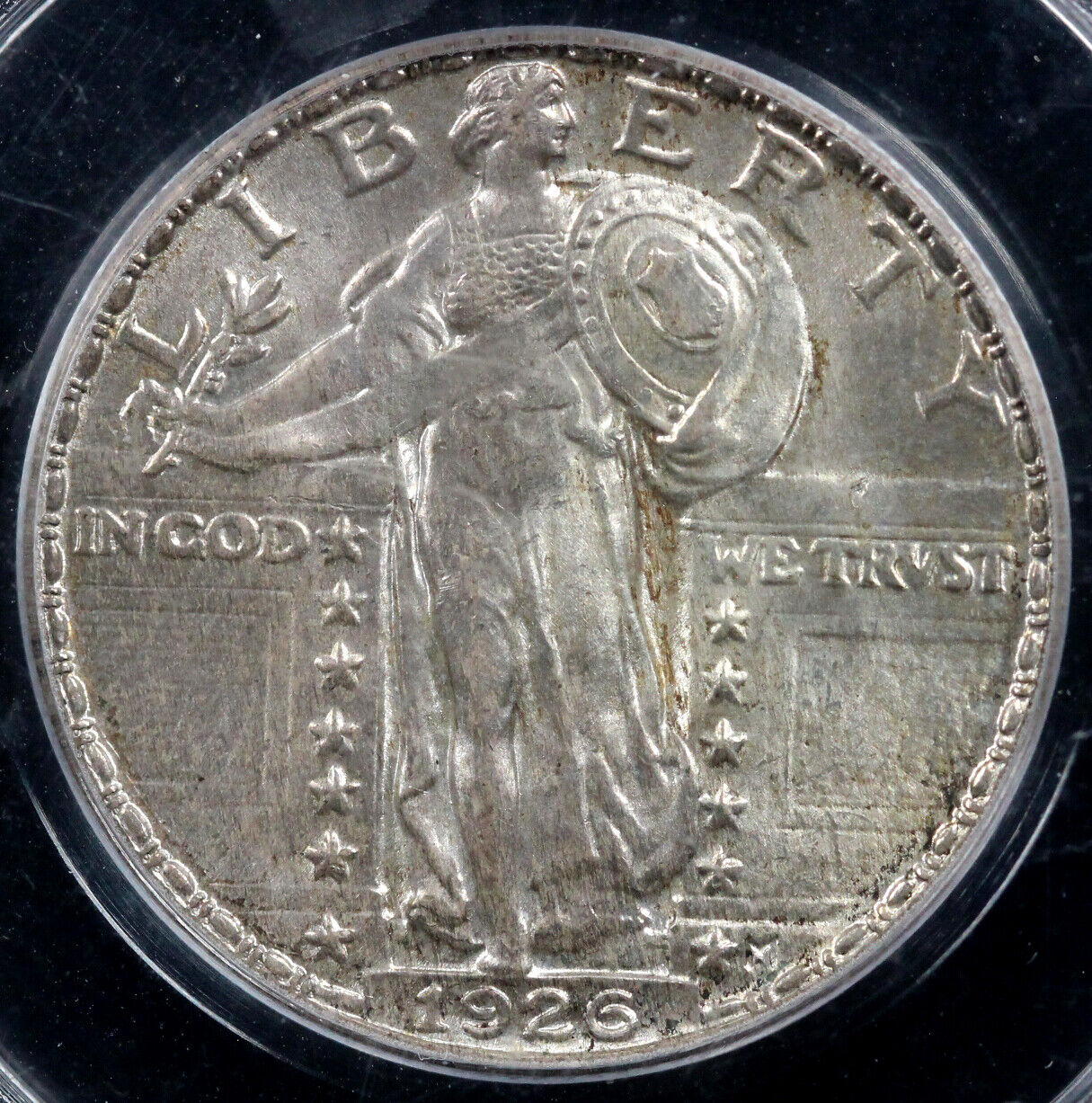 1926 25c Full Head Standing Liberty Quarter PCGS MS 63 FH