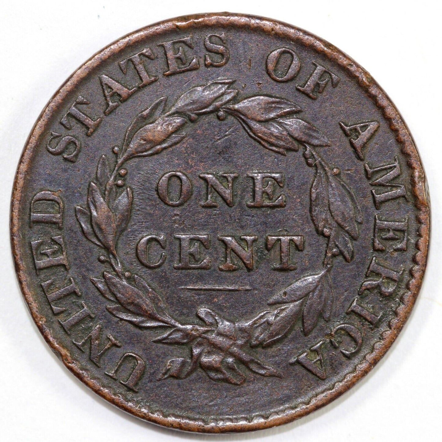 1827 1c Coronet or Matron Head Large Cent