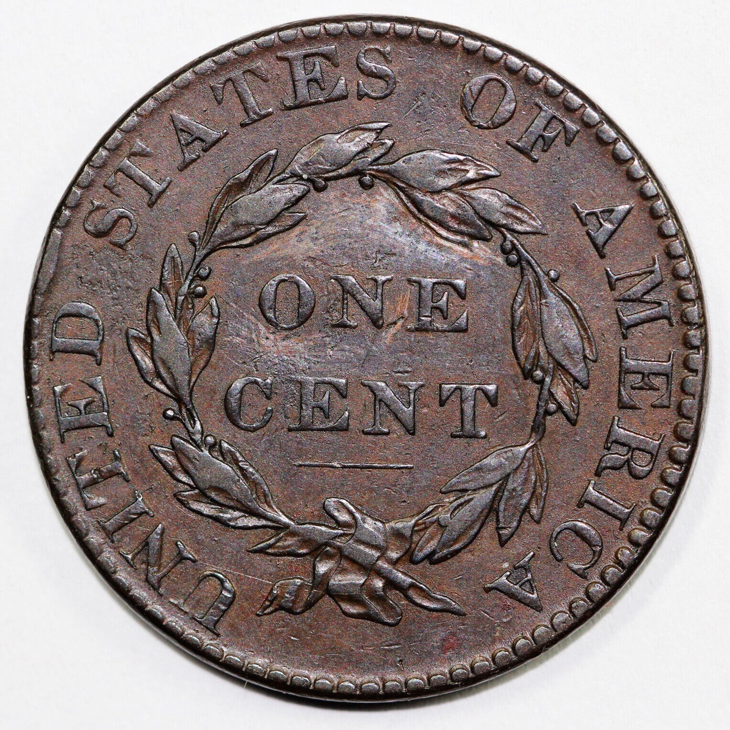 1820 1c N-6 Coronet or Matron Head Large Cent