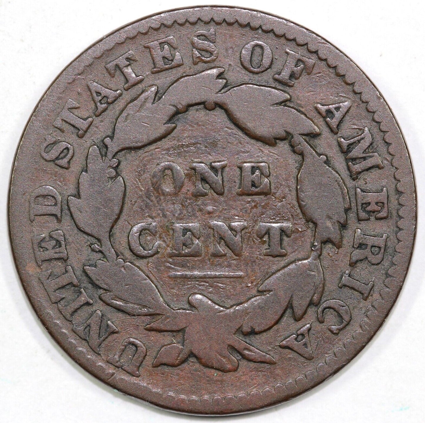 1833 1c Matron Head Large Cent