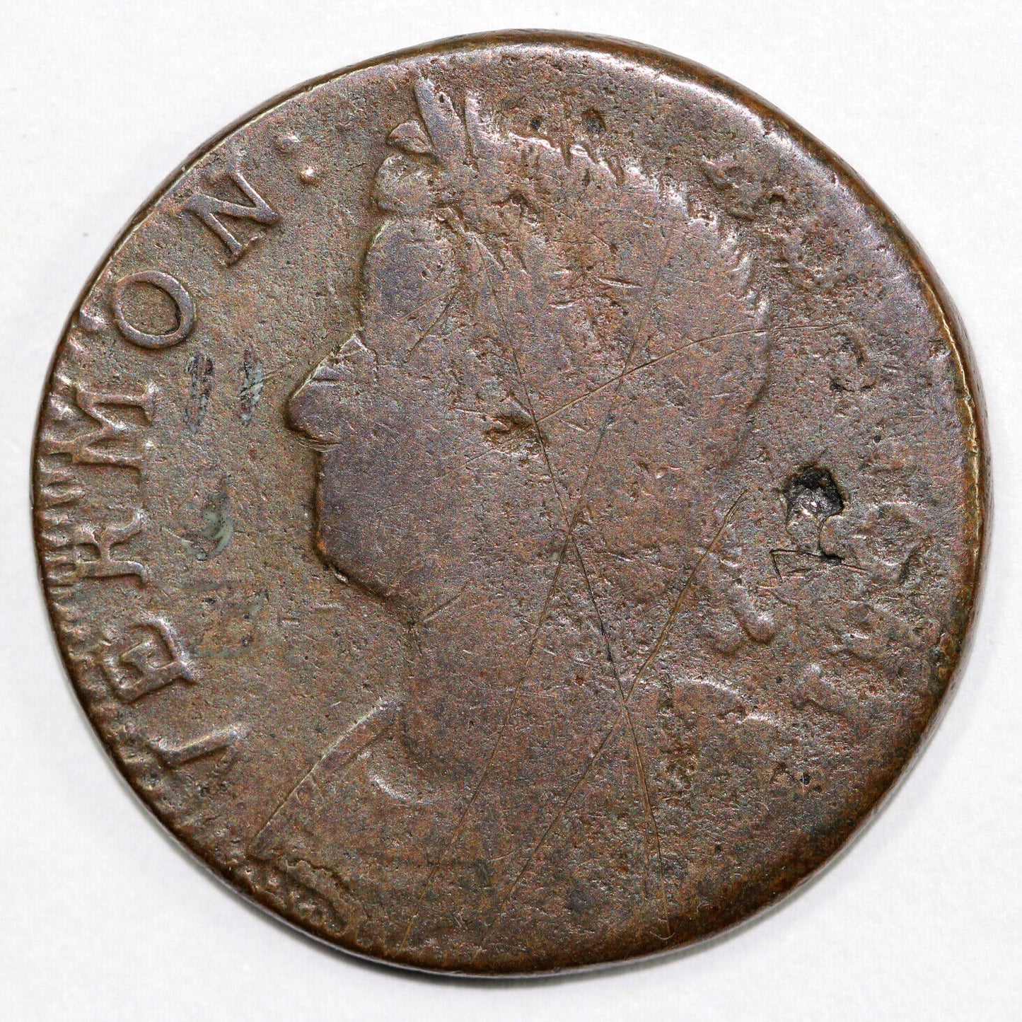 1786 RR-11 Vermont Colonial Copper Coin
