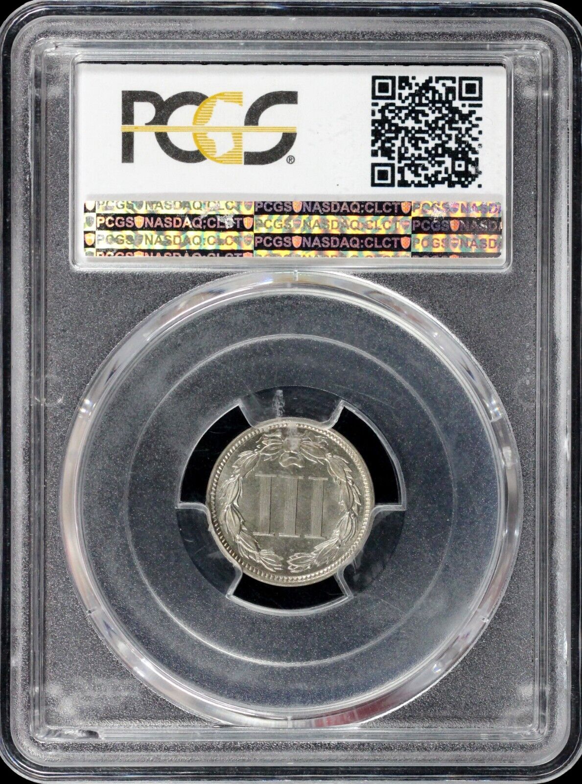 1882 3cn Proof Three Cent Nickel PCGS PR 66