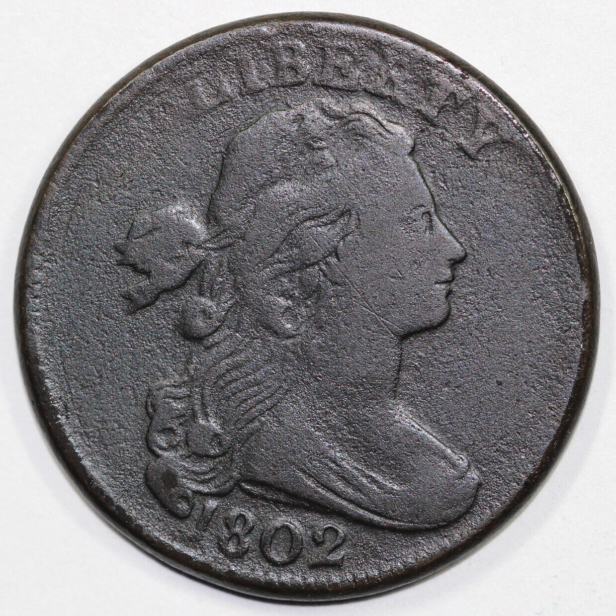 1802 1c S-232 Draped Bust Large Cent