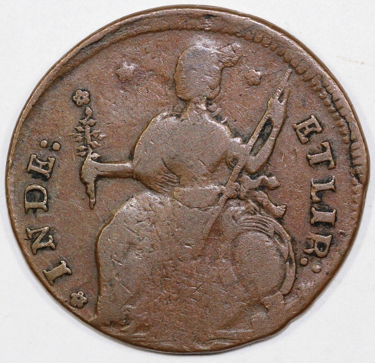 1787 M.33.31-gg.2 Connecticut Colonial Copper Coin