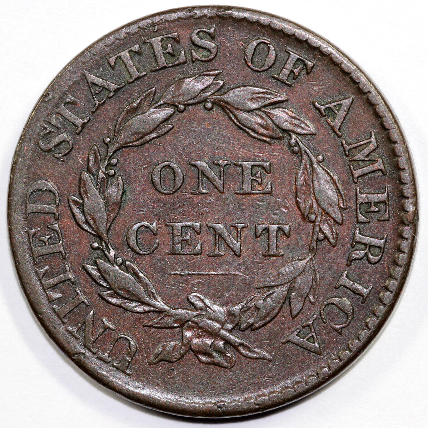 1826 1c Coronet or Matron Head Large Cent *Double Profile*