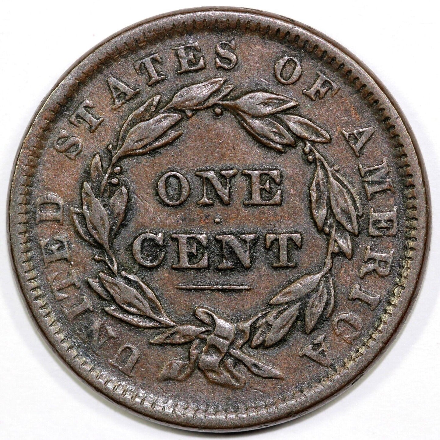 1838 1c N-1 Matron Head Large Cent