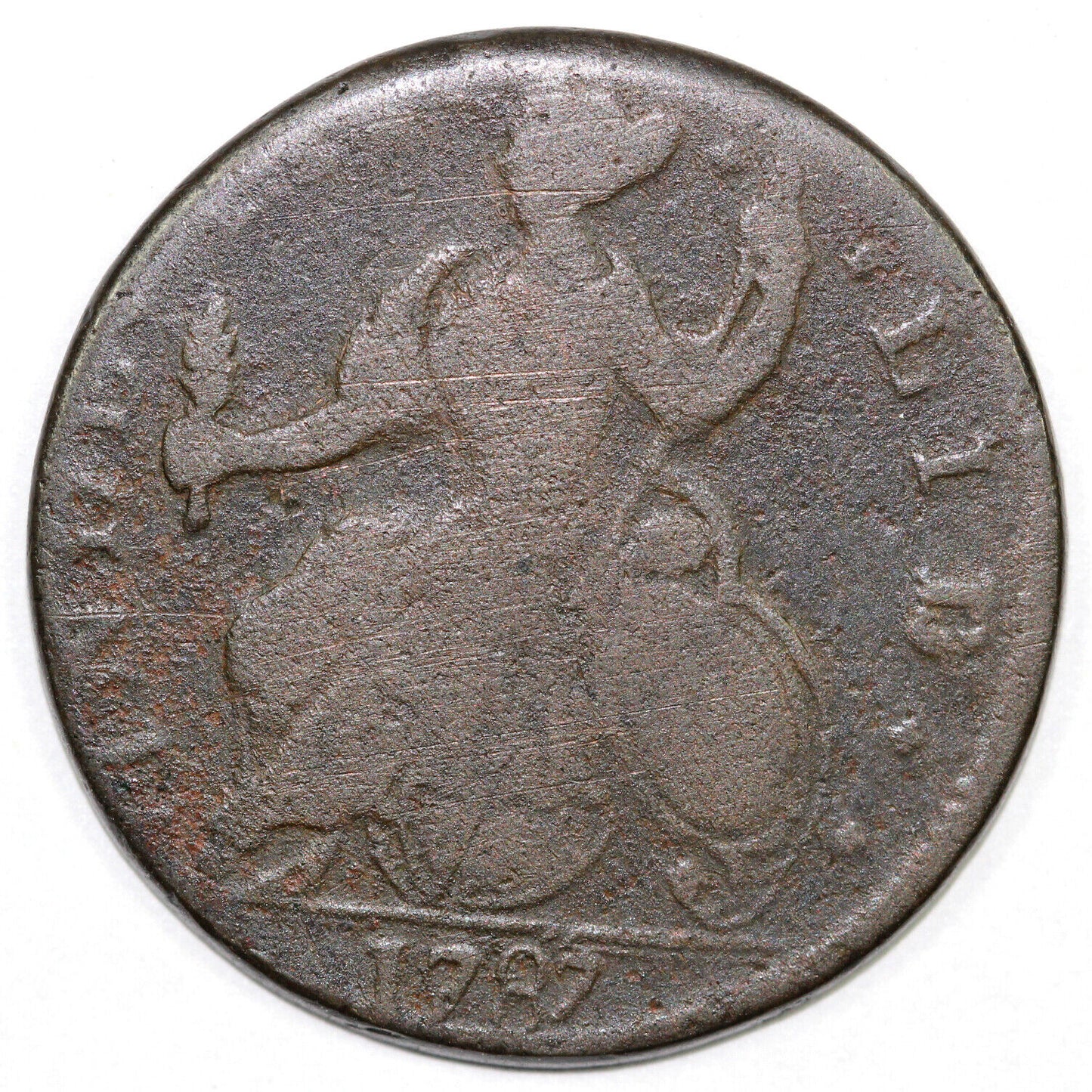 1787 1c M.13-D Connecticut Colonial Copper Coin