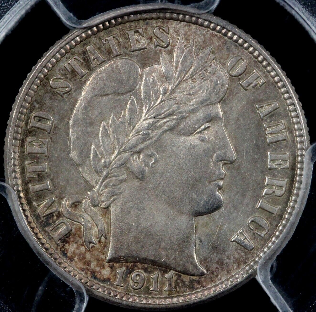 1911-S 10c Barber Dime PCGS and CAC MS 63