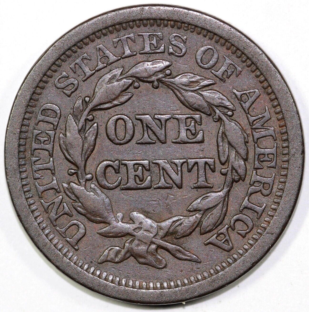 1849 1c N-26 Braided Hair Large Cent