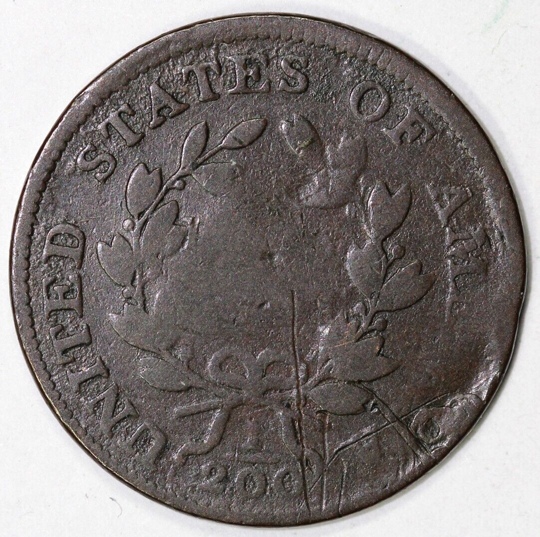 1802/0 1/2c C-2 Draped Bust Half Cent