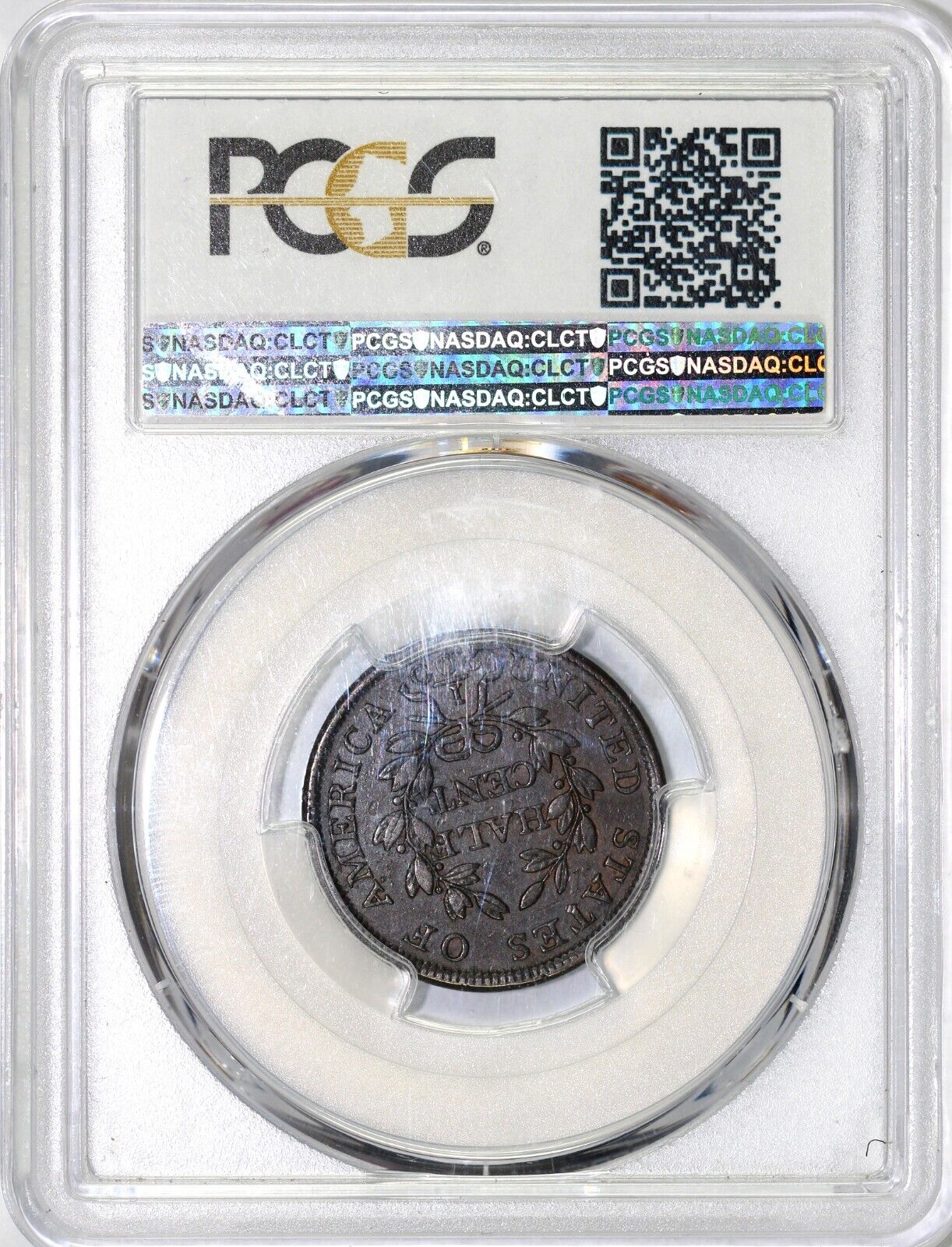 1804 1/2c C-6 Spiked Chin Draped Bust Half Cent PCGS XF 40