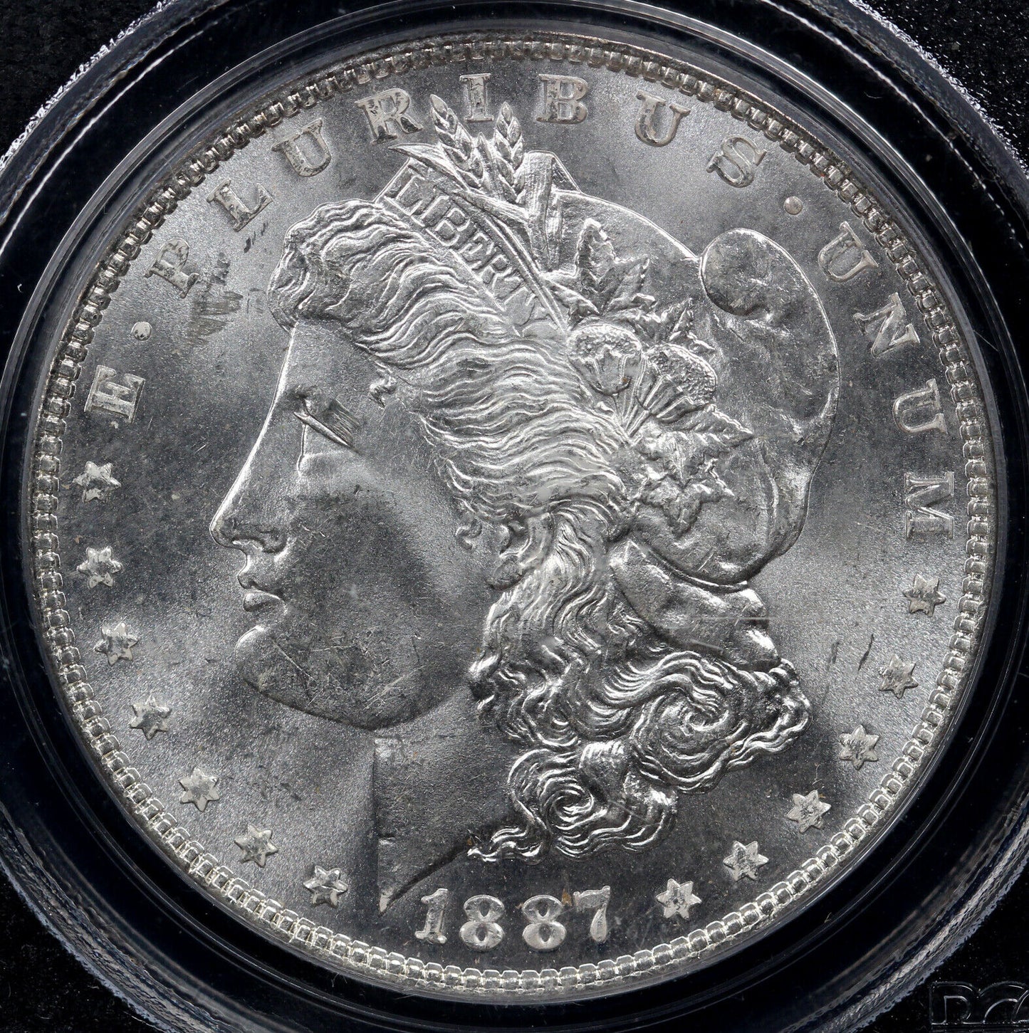 1887 $1 Morgan Dollar PCGS MS 64