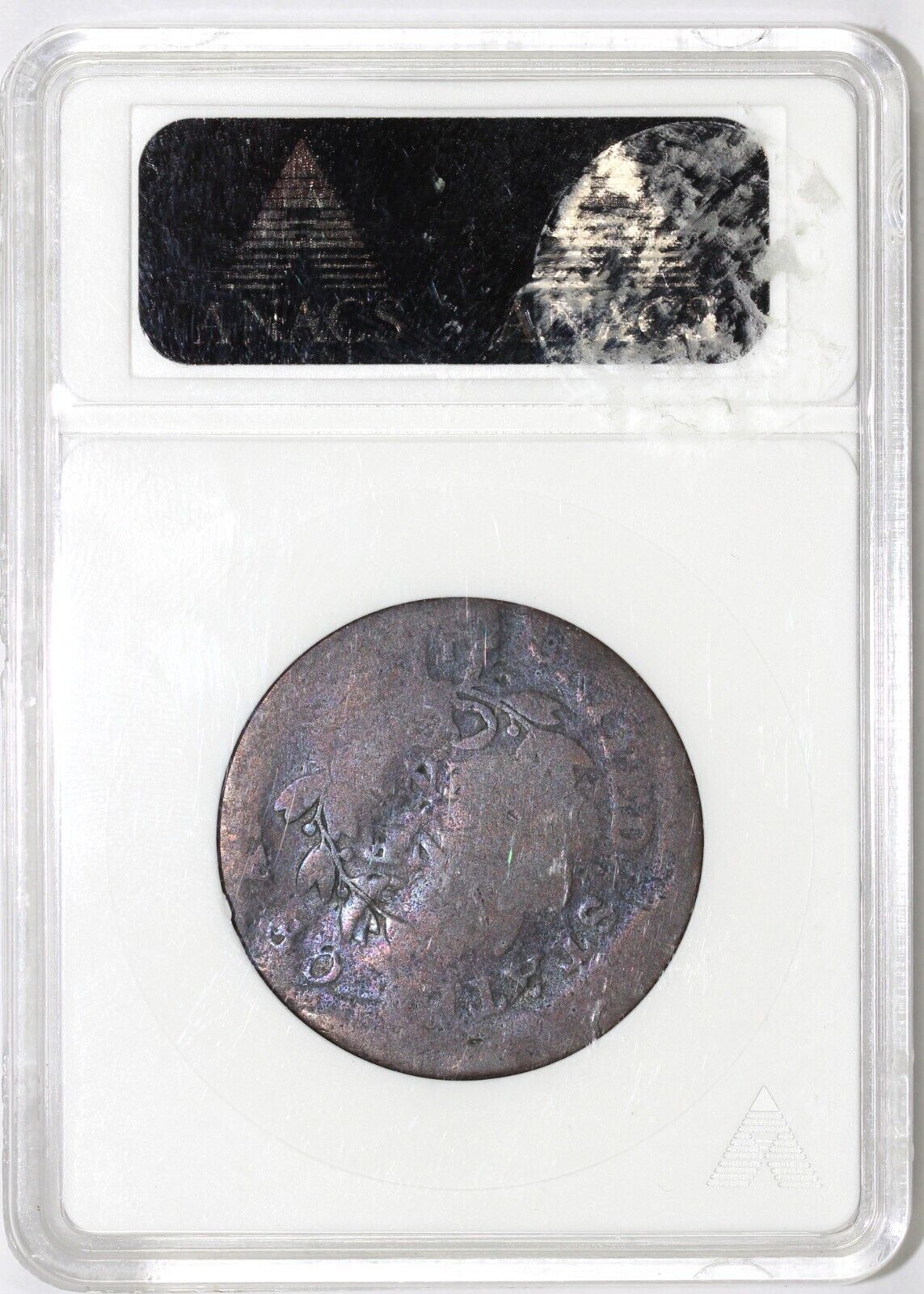 1800 1c Off Center Draped Bust Large Cent ANACS Fair 2