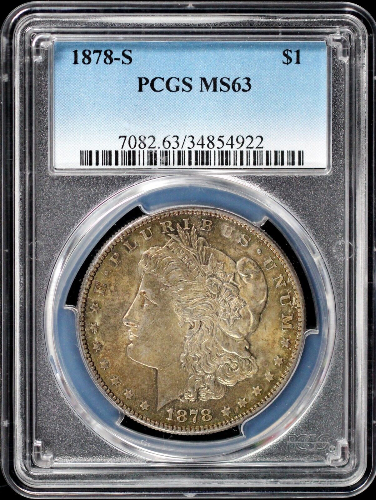 1878-S $1 Morgan Dollar PCGS MS 63