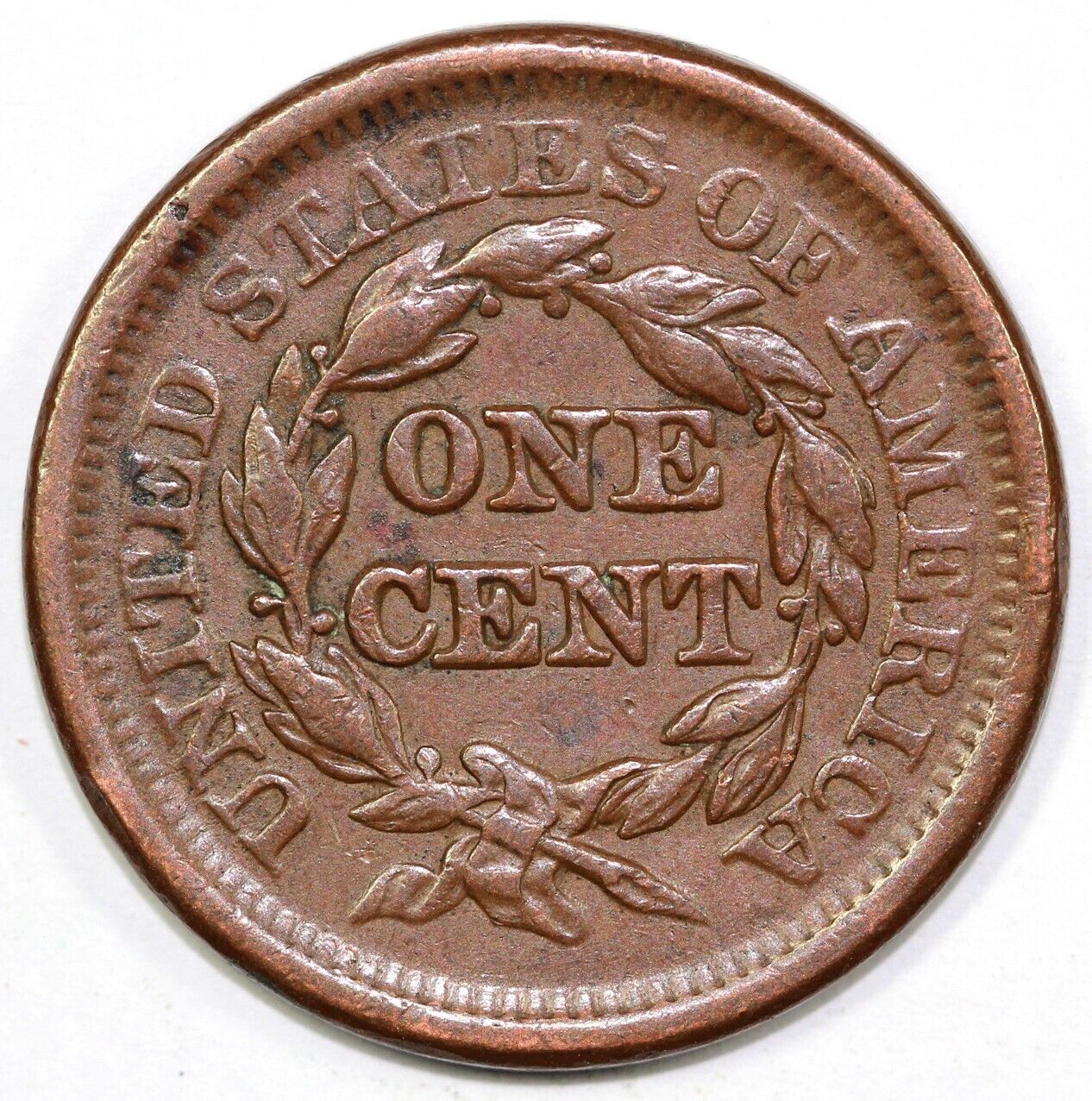 1851 1c N-22 Braided Hair Large Cent