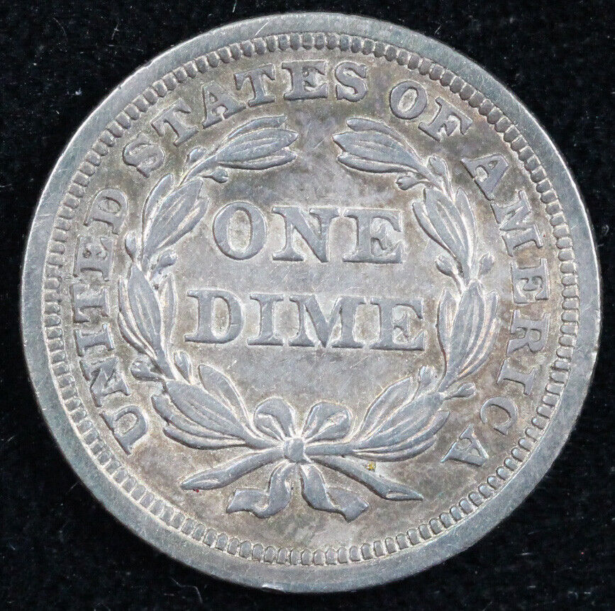 1853 10c Seated Liberty Dime