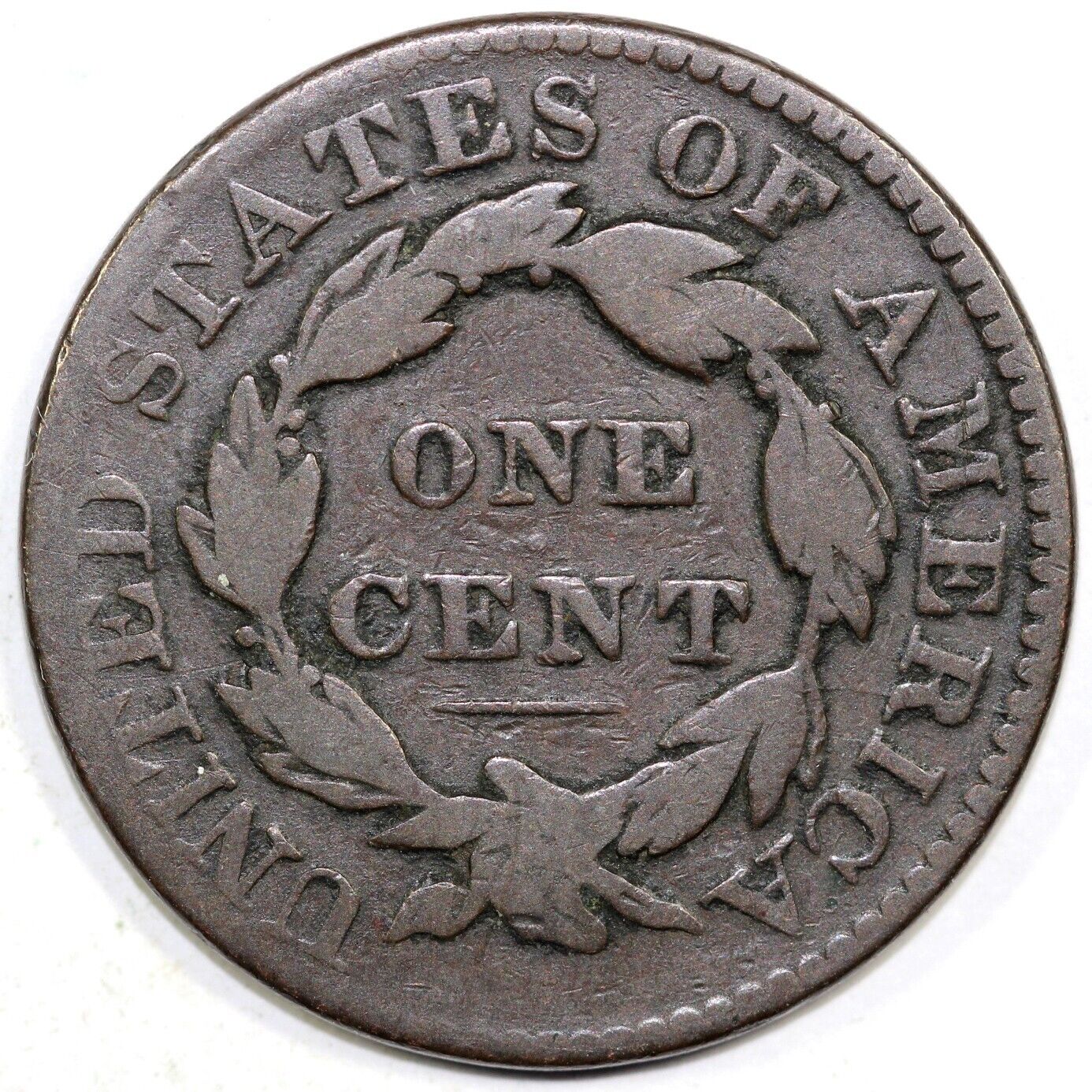 1829 1c N-7 Matron Head Large Cent