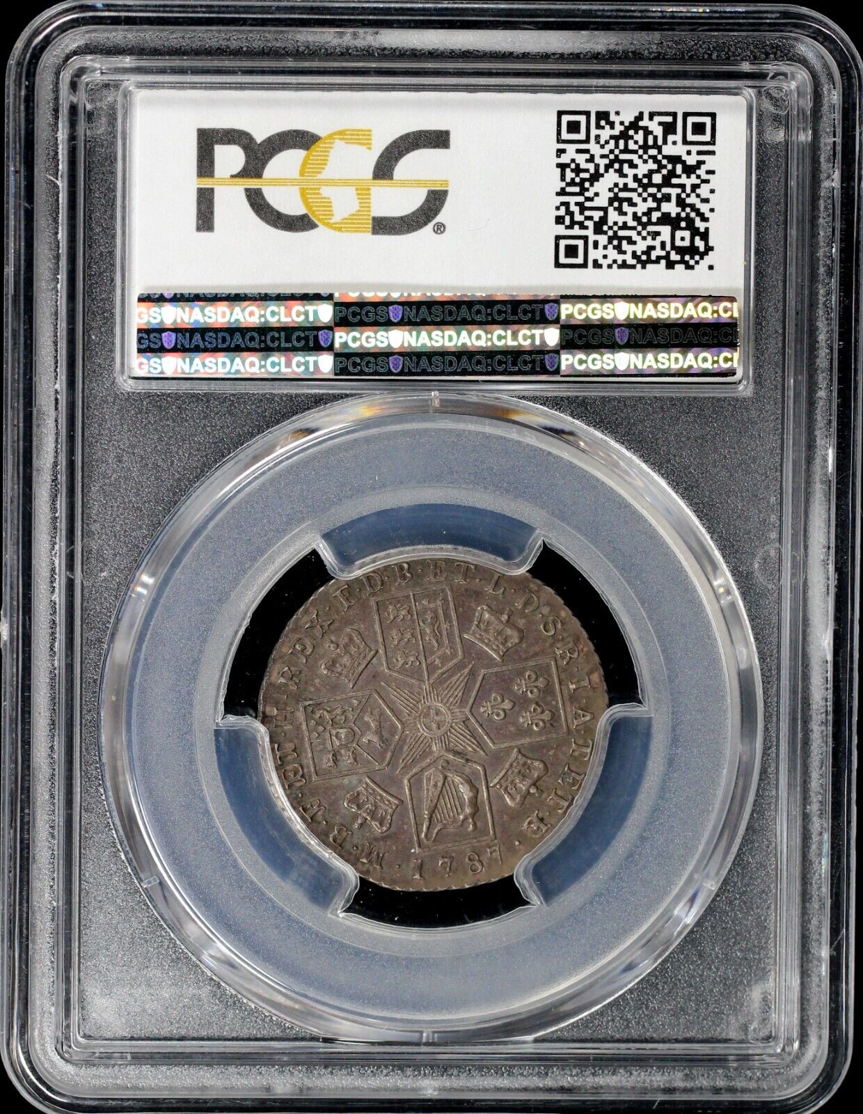 1787 S-3746 With Hearts Great Britain Shilling PCGS MS 62