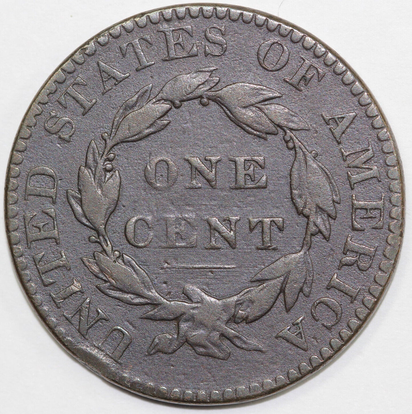 1822 1c N-9 Braided Hair Large Cent Ex: John Wright