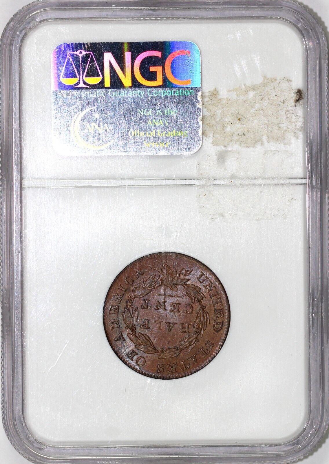 1832 1/2c C-3 Classic Head Half Cent NGC MS 63 BN