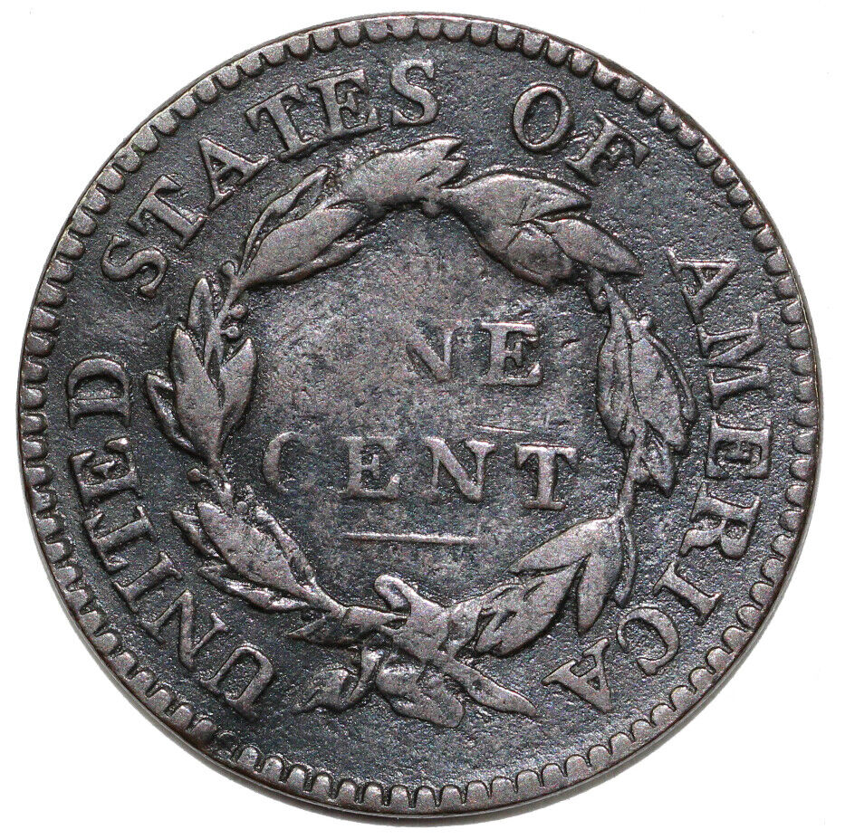 1818 1c N-4 Coronet or Matron Head Large Cent