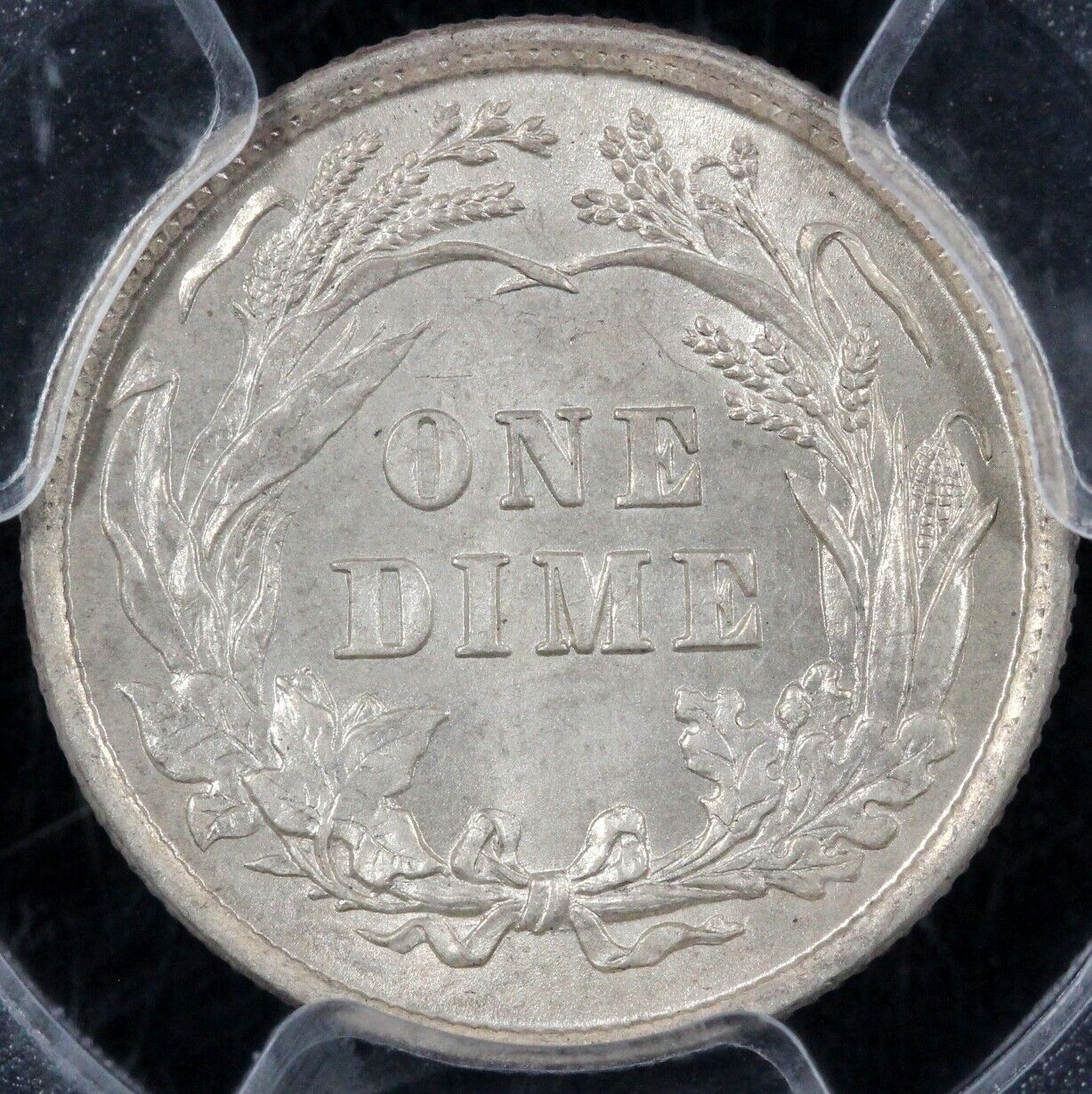 1897 10c Barber Dime PCGS MS 64