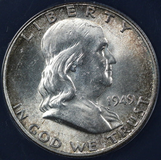 1949 50c Full Bell Lines Franklin Half Dollar ANACS MS 63 FBL