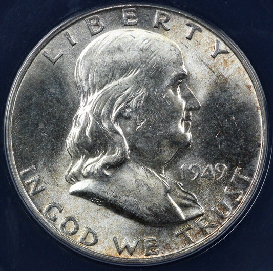 1950-D 50c Full Bell Lines Franklin Half Dollar ANACS MS 63 FBL