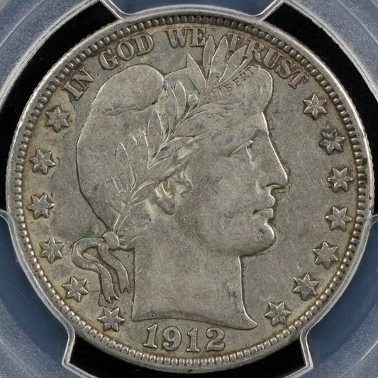 1912-D 50c Barber Half Dollar PCGS XF 40