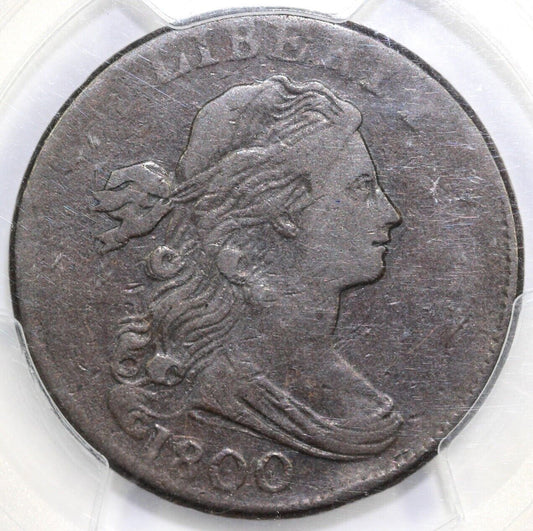 1800 1c S-205 Draped Bust Large Cent PCGS VF 25 EX: Denman