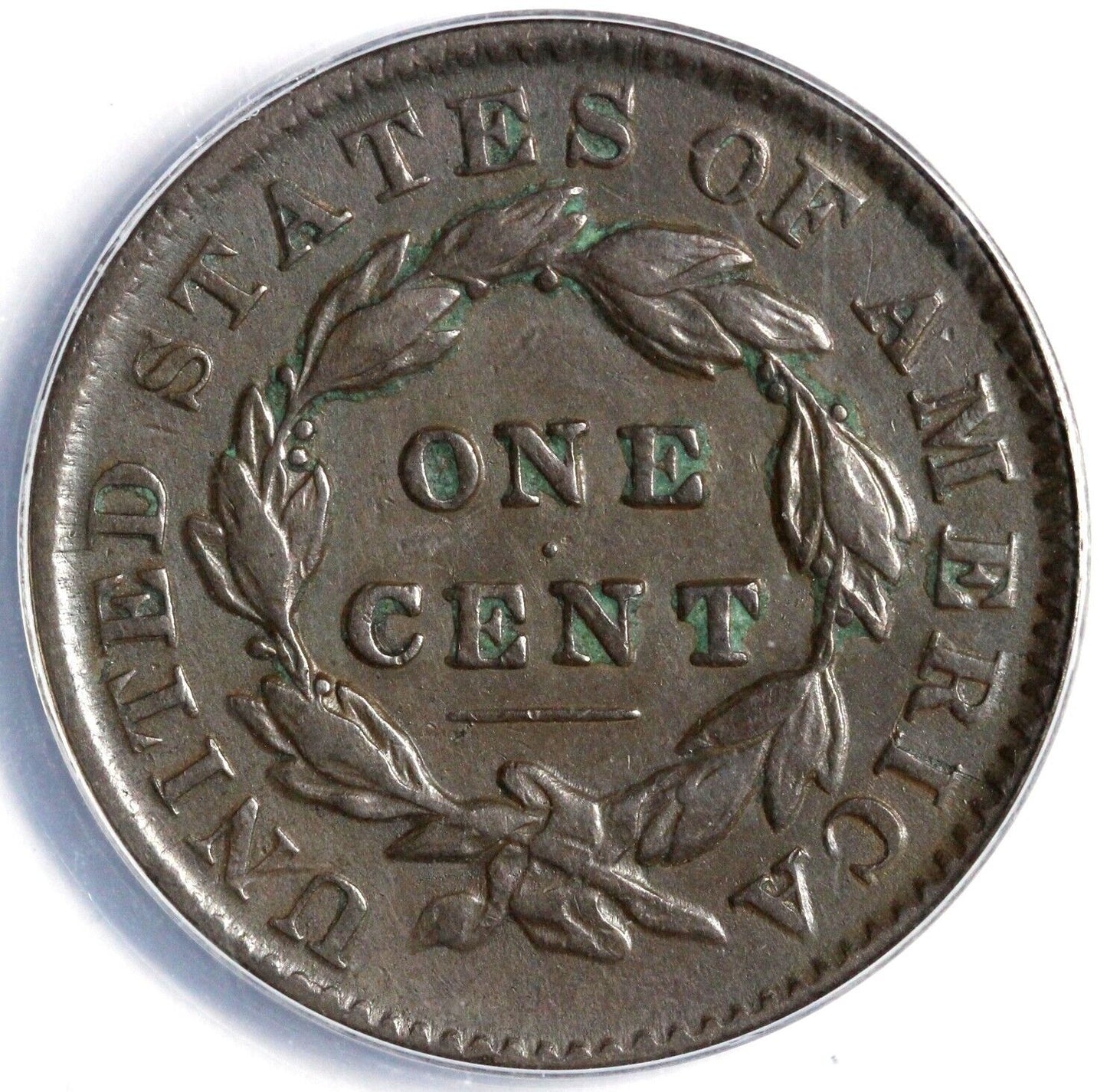 1835 1c N-1 Large Date Matron Head Large Cent ANACS VF 35