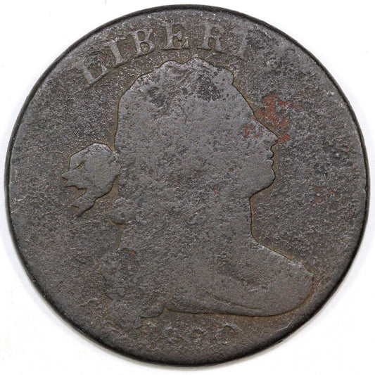 1800 1c S-210 Draped Bust Large Cent *Comma Variety*