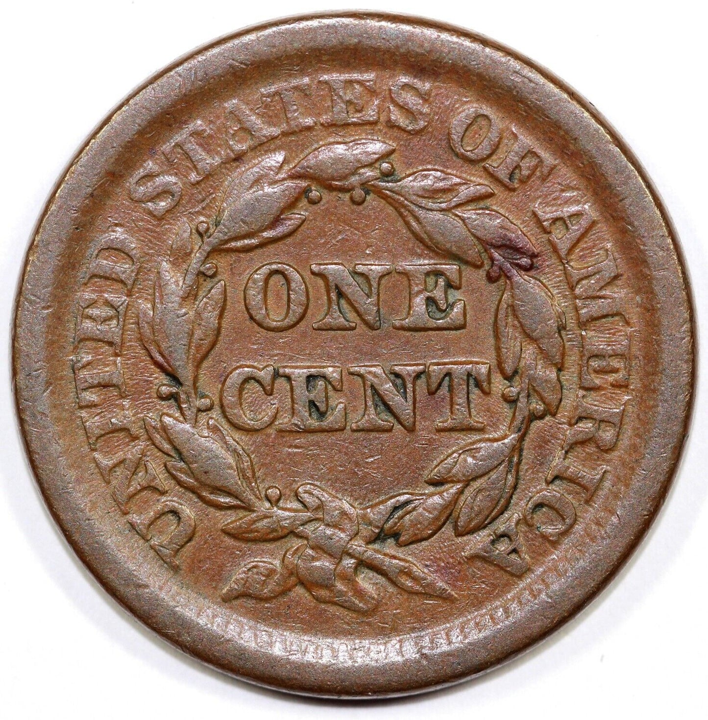 1853 1c N-23 Braided Hair Large Cent