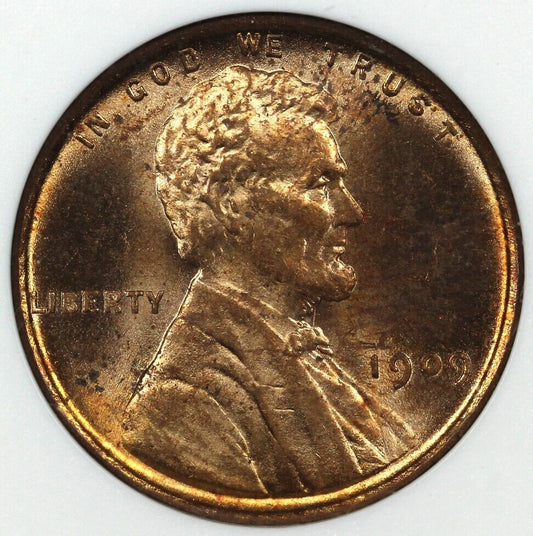 1909 1c FS-012.1 Doubled Die Obverse VDB Lincoln Cent ANACS MS 64 RB