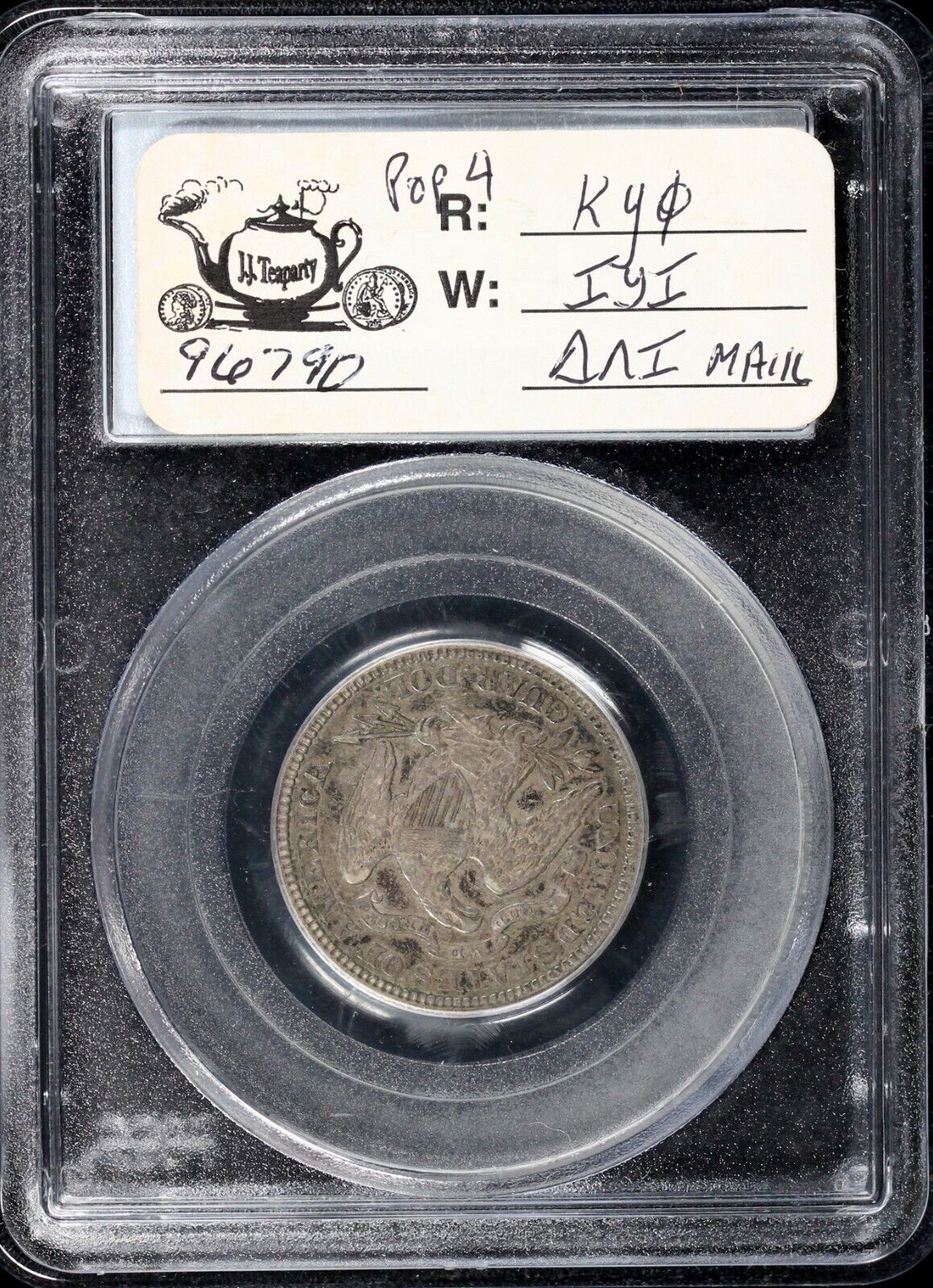 1880 25c Seated Liberty Quarter PCGS VF 35