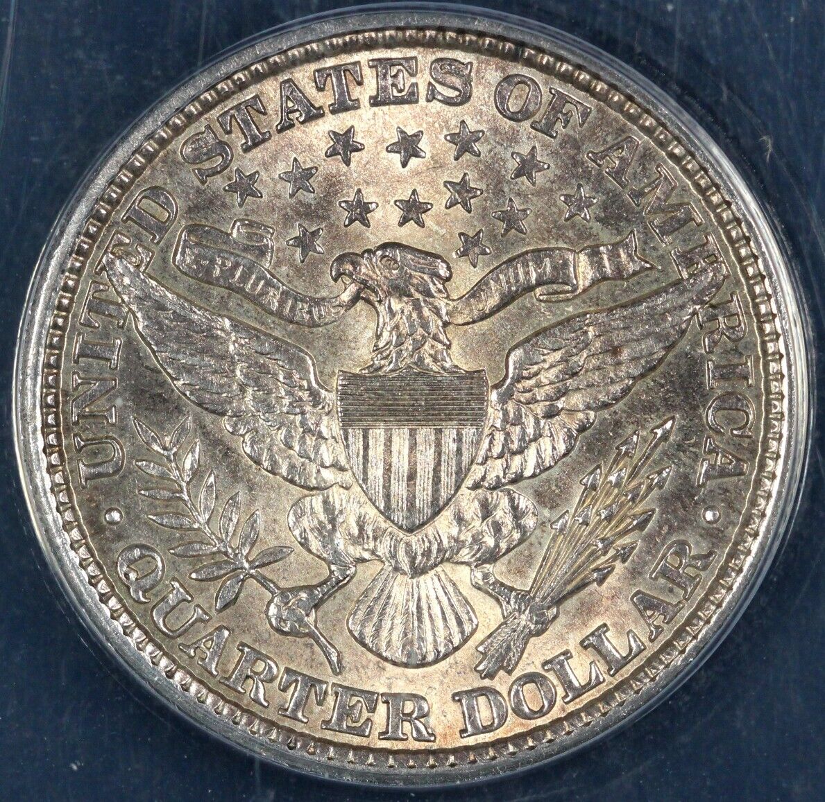 1892 25c Barber Quarter ANACS MS 62