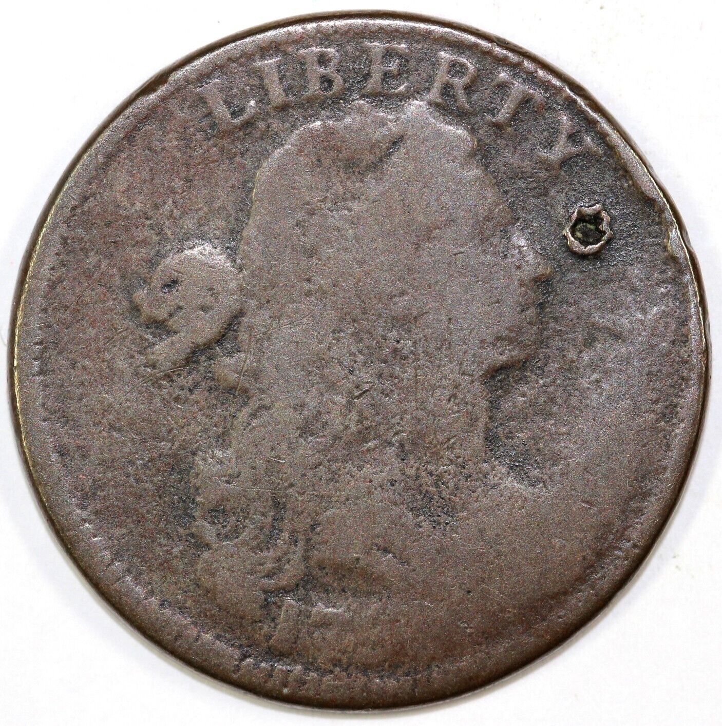 1797 1c S-124 Draped Bust Large Cent