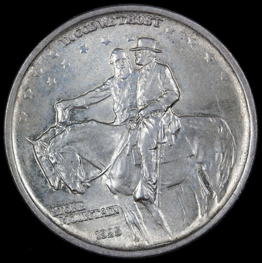 1925 50c Stone Mountain Silver Commemorative Half Dollar
