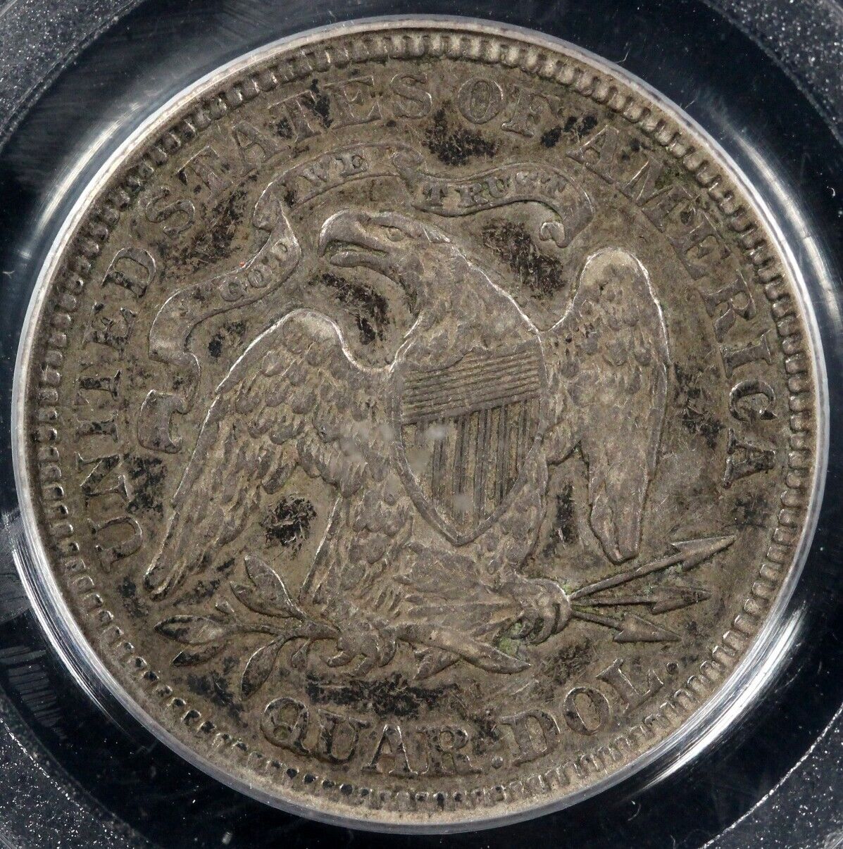 1880 25c Seated Liberty Quarter PCGS VF 35