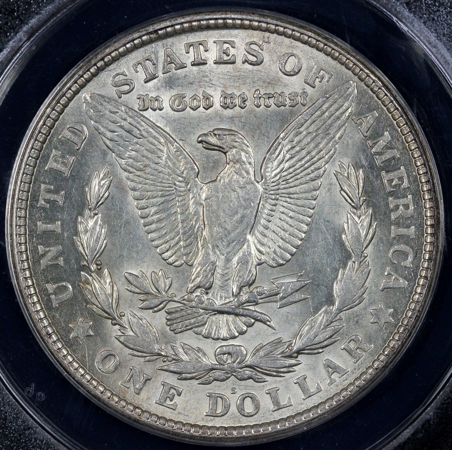 1921-S $1 Morgan Dollar ANACS AU 55