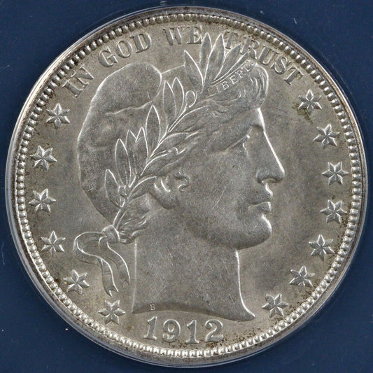 1912-D 50C Barber Half Dollar ANACS MS 62