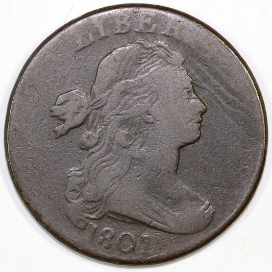 1801 1c S-213 Draped Bust Large Cent