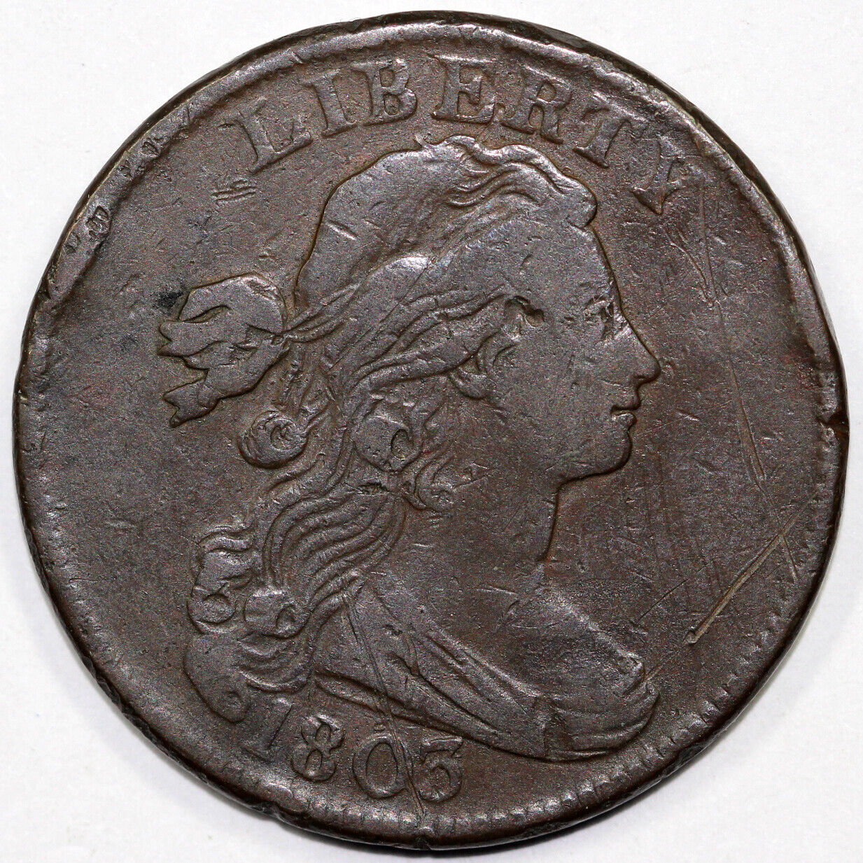 1803 1c S-256 Draped Bust Large Cent