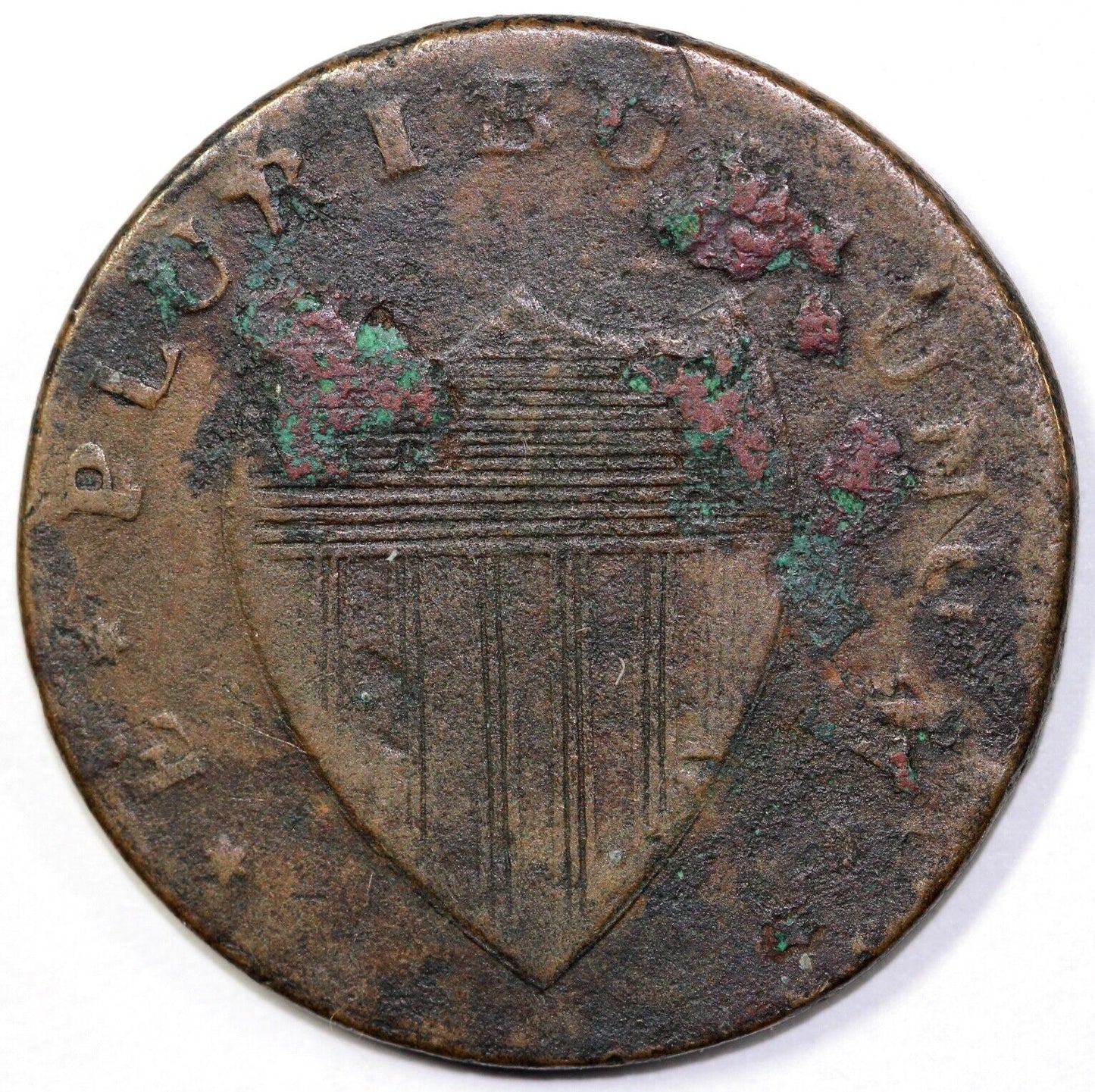 1787 M.27-S New Jersey Colonial Copper Coin EX; C-4 2009