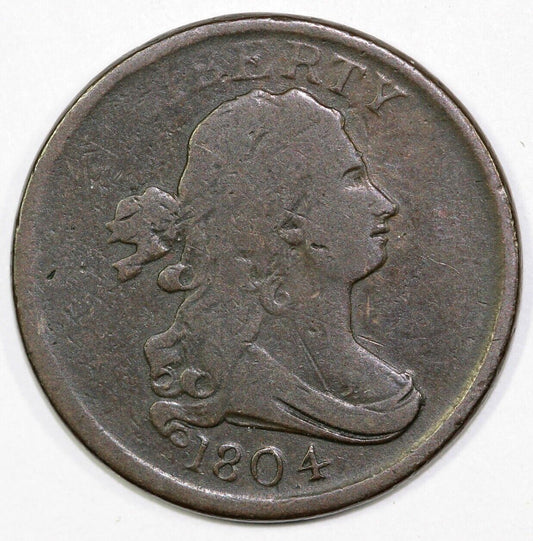 1804 1/2c C-13 Draped Bust Half Cent