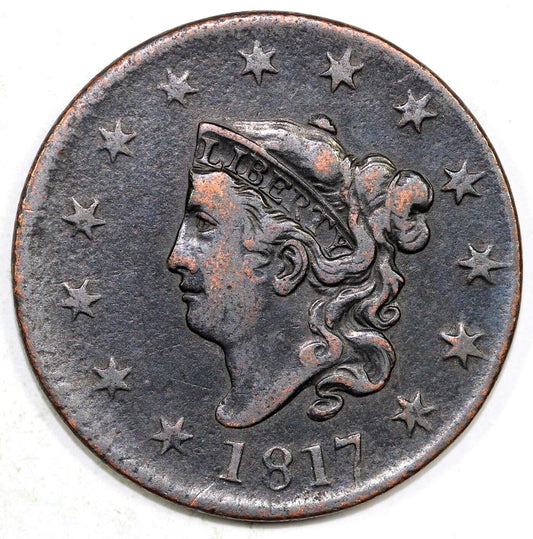1817 1c N-7 Matron Head Large Cent