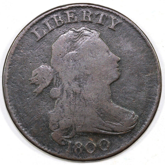 1800 1c S-200 Draped Bust Large Cent