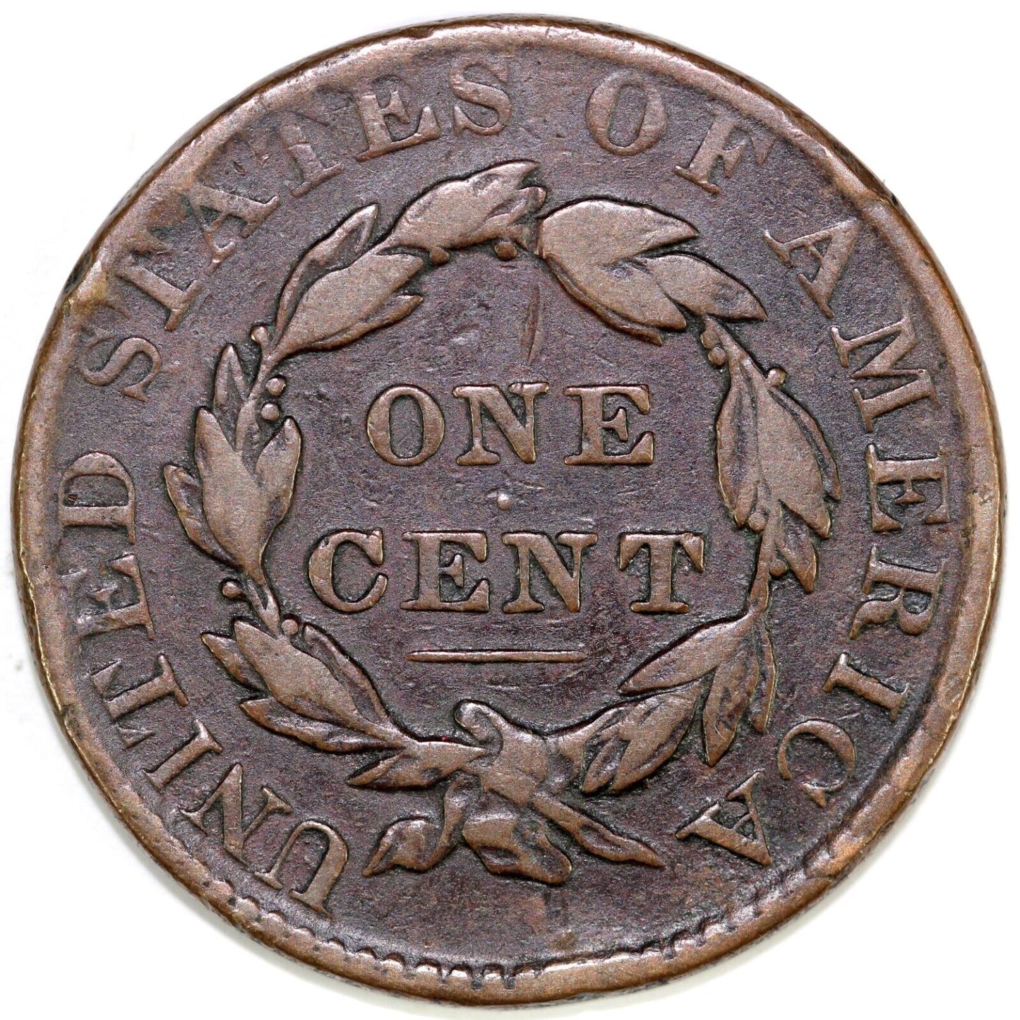 1828 1c Matron Head Large Cent