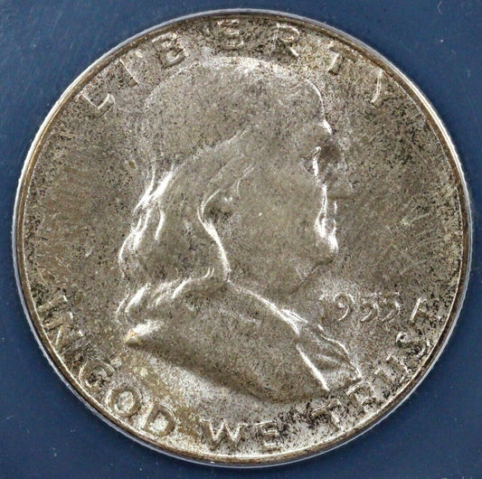 1955 50c Full Bell Lines Franklin Half Dollar ANACS MS 66 FBL
