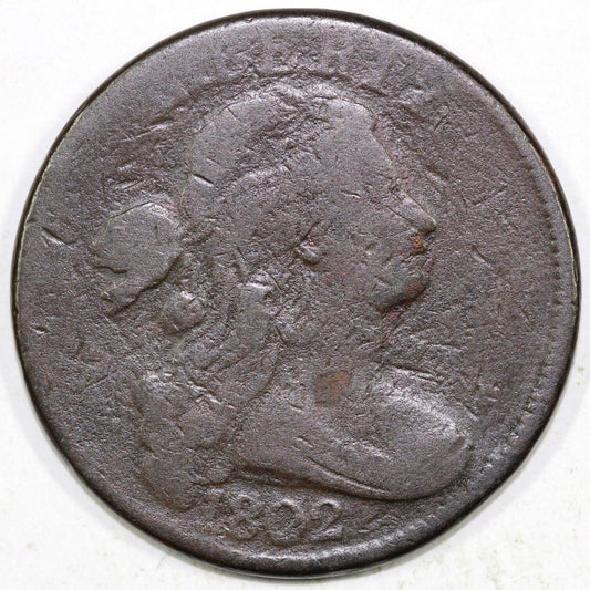 1802 1c S-230 Draped Bust Large Cent